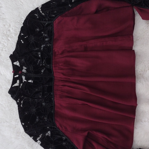 FREE PEOPLE HEARTS LONG SLEEVE BLOUSE. - Picture 9 of 16